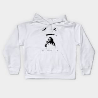 The Grim Reaper by Kim Diaz Holm Kids Hoodie